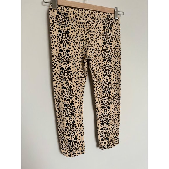 Nicole Miller Animal Print Ankle Leggings - Size 6 - Picture 5 of 7